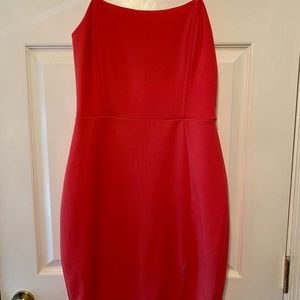 Mini/ strapless dress